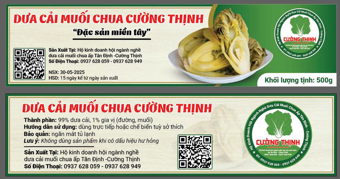 Dưa cải muối chua - Cường Thịnh