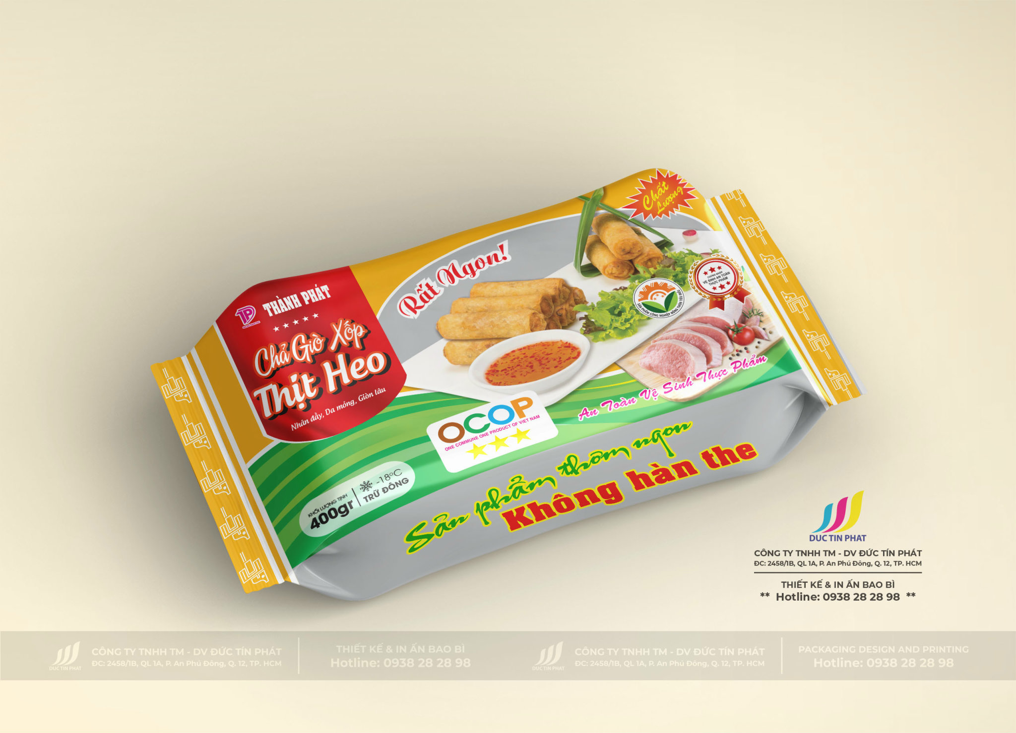 Chả giò xốp thịt heo