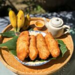 Chuối chiên mè